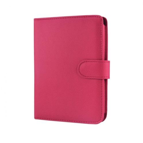 Luxe Roze Leren Hoes Pocketbook Touch Lux 3 (Cover  Case 
