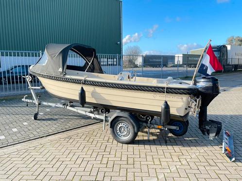 Luxe sloep met 9.8pk buitenboord en trailer