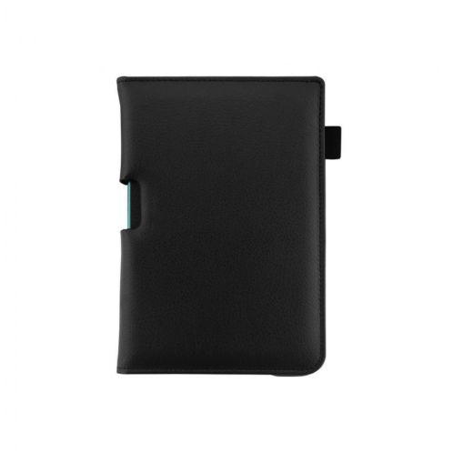 Luxe Zwarte Leren Beschermhoes Pocketbook Ultra (Cover  Cas