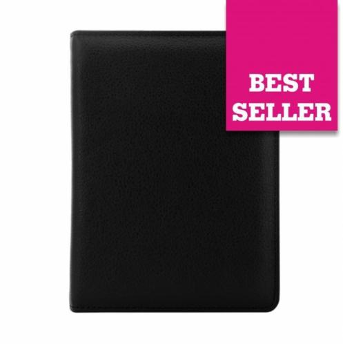 Luxe Zwarte Leren Hoes Kobo Glo HD (Sleepcover  Case  Besc