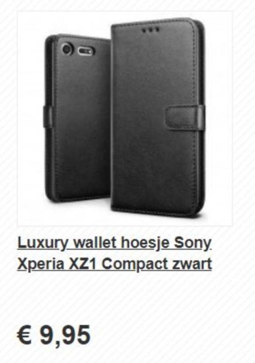 Luxury wallet hoesje Sony Xperia XZ1 Compact