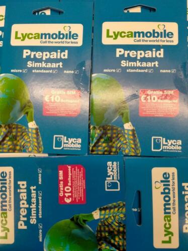 Lyca Mobile en Lebara Prepaid Simkaart Nummers