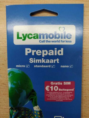 Lyca Mobile Prepaid makkelijk Simkaart nummer 0685853595
