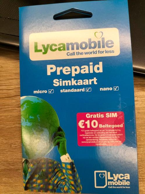 LYCA MOBILE SIM UNIEKE NUMMER 0684684120