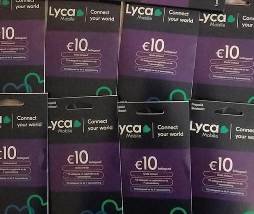 Lyca prepaid 100 stuks Nieuw gesealde geldig 2025 vasteprijs