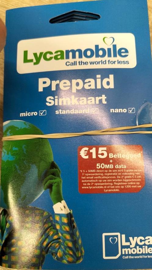 Lyca Prepaid 50 Cards Nieuw