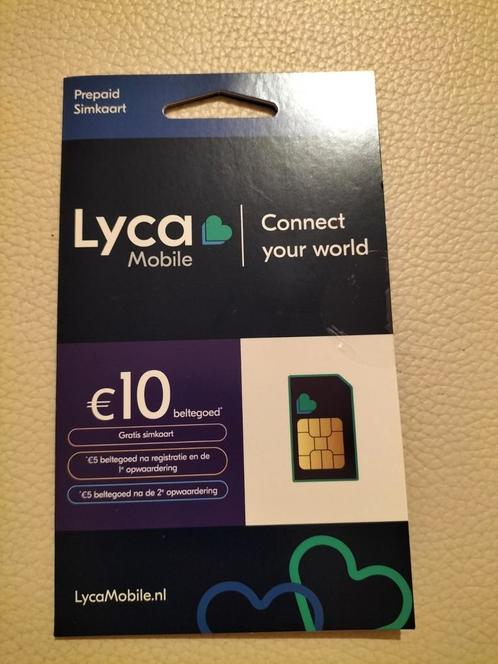 Lyca Prepaid Simkaart 300 stuks nieuw geseald vaste prijs