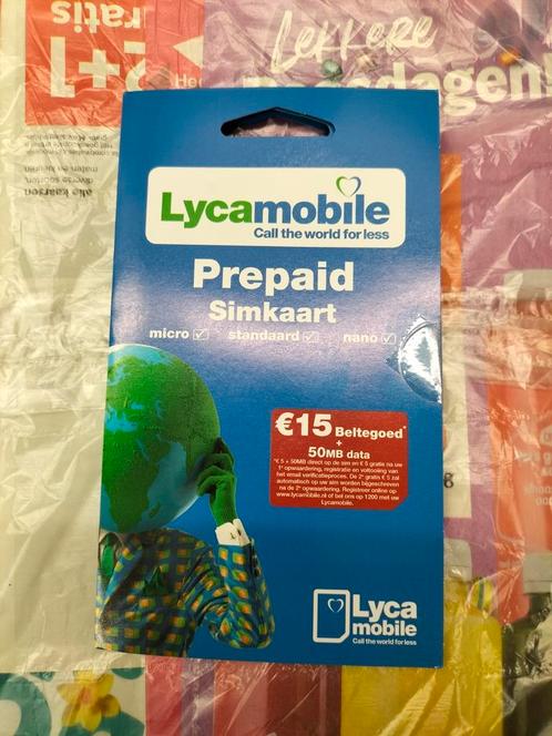 Lyca Prepaid Simkaart 60 Stuks Nieuw Geseald