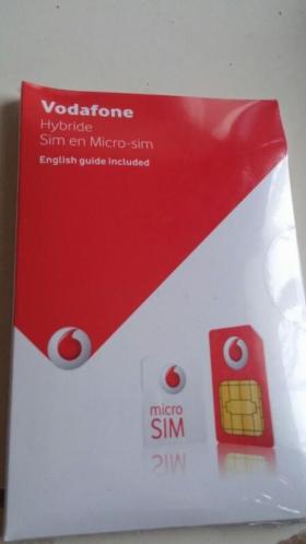 m simkaart hybride vodafone