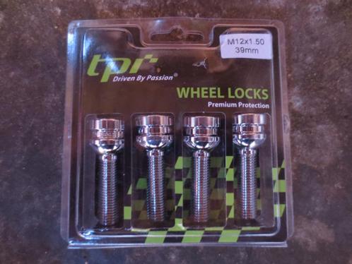  M12x1.50 TPI Velgsloten  Anti diefstal locks 39mm Bouten