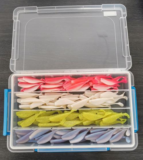  Maand Deal 100 x Culprit shads 7 cm inclusief Tacklebox