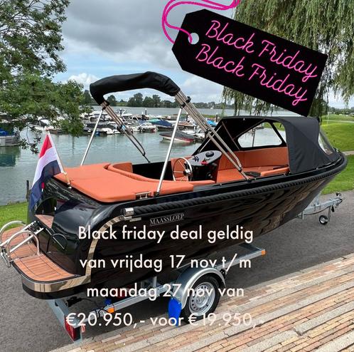 Maassloep 570 Honda 20pk NIEUW Black on Black luxe opties