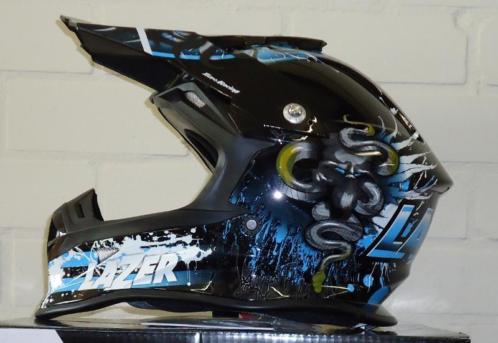 maat XL crosshelm LAZER slang GRATIS crossbril keus 