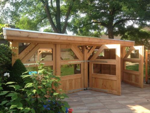 Maatwerk schuren, kapschuur, overkapping, berging, carport