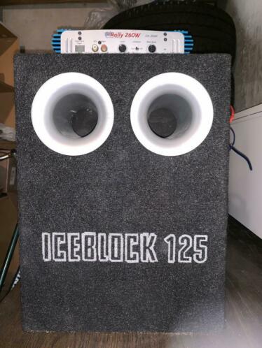 Mac Audio Iceblock 125 subwoofer  260W paneel