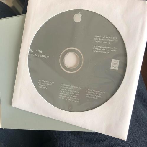 Mac Mini Mac OS X Install Discs 10.4.7 pakketje