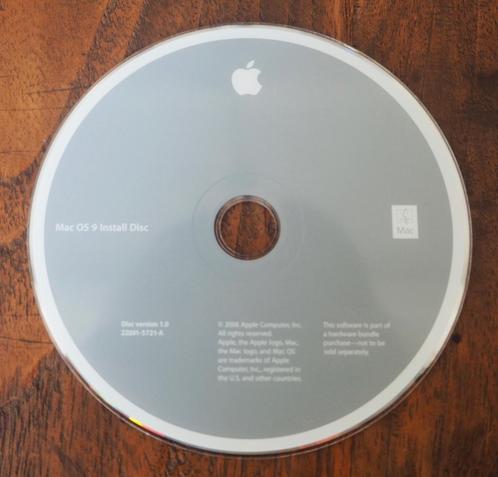 Mac OS 9 Intall Disc