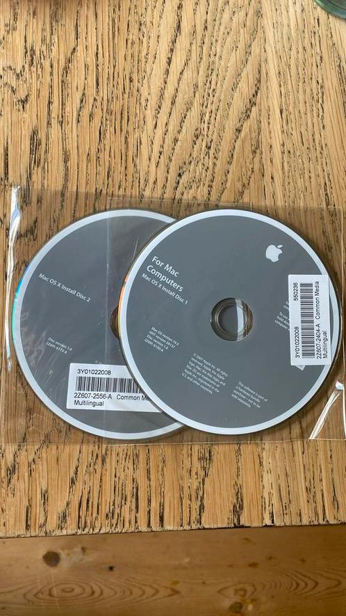 Mac OS X 10.5 Leopard (2007) installatie cds