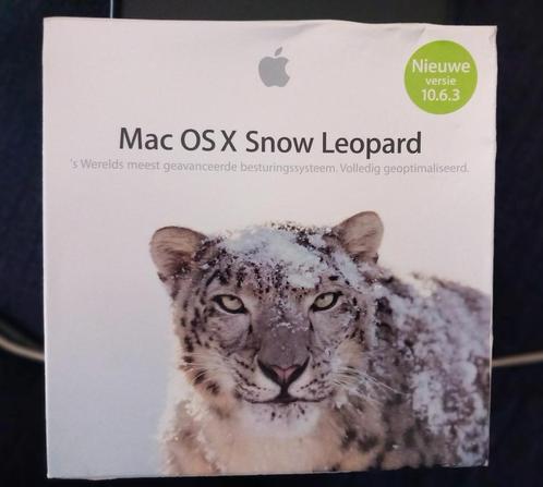 MAC OS X Snow Leopard 10.6.3 DVD Nieuw in doosje.