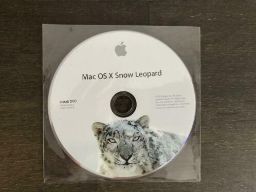 Mac OS X Snow Leopard DVD versie 10.6.3 als nieuw