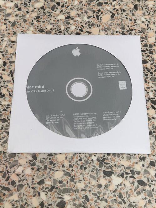 Mac OS X Tiger 10.4.5 installatie disks