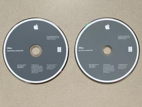 Mac OS X versie 10.6.2 installatie DVDx27s - iMac 2009