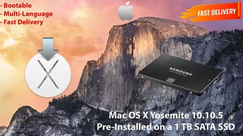 Mac OS X Yosemite 10.10.5 VoorGenstalleerd op SSD van 1 TB