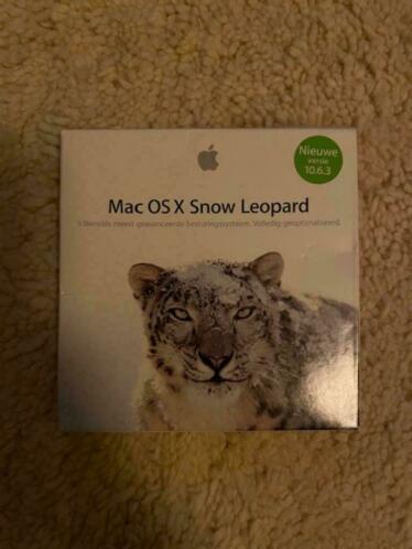 Mac OSX 10.6.3 Snow Leopard installatiesoftware