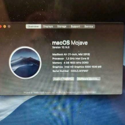 Macbook 11 inch 2013 met kapot toetsbord. Alles werkt verder