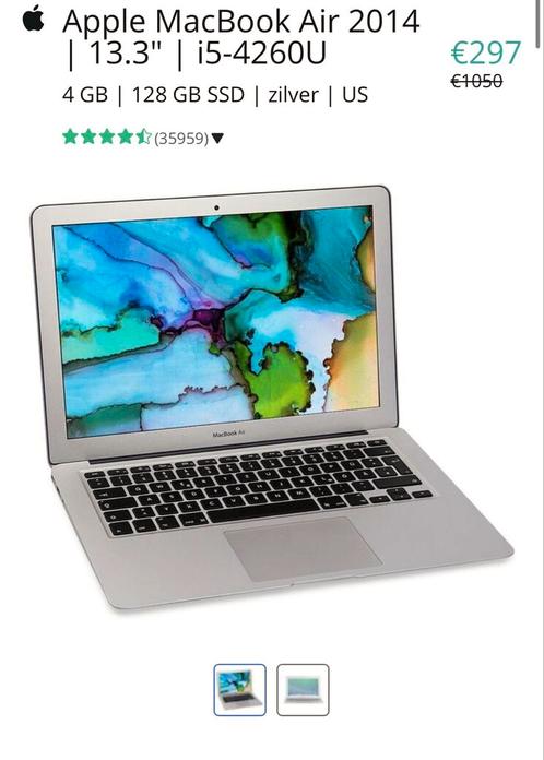 Macbook 2014 13 inch (lees de beschrijving)