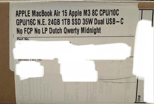 Macbook Air 15 M3 (2024) 24GB MET 1TB en bon