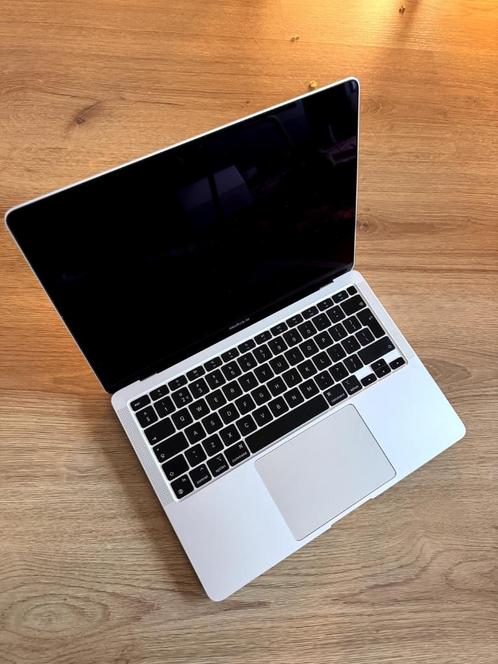 Macbook Air M1, 256gb, Zilver, 99 batterij, zgan