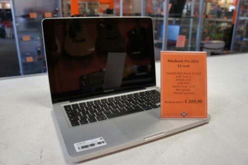 Macbook Pro 13 2011 - 500HDD - i5 - 4GB - Inclusief garantie