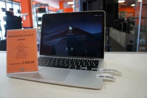 Macbook Pro 13 inch i5  8gb  256gb  lader Met Garantie