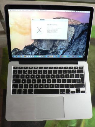 Macbook Pro 13 inch Retina, model eind 2013, 250GB SSD