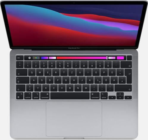 Macbook Pro 13inch, M1, 8gb, 2020, wireless muis, toetsenbrd