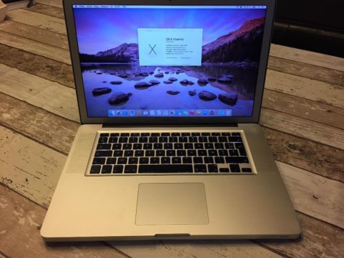 Macbook pro 15034 i7 2,66 Ghz, 8 GB 500 GB HDD High resolution