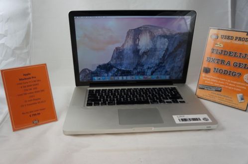 Macbook Pro 15039039  2011 i7 256 GB SSD  Met garantie 