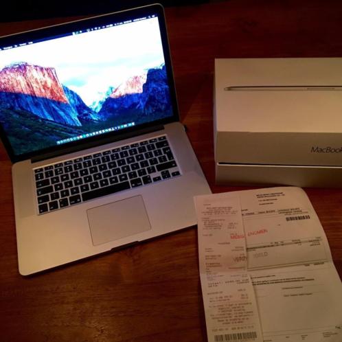 Macbook Pro 15039039 Retina 2.2Ghz i7 16GB 256GB laatste model