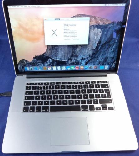 MacBook Pro 15039039 Retina 2,6 i7, 16GB ram, 512GB SSD inruil..