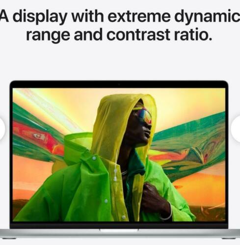 MacBook Pro 16 inch, (2021) M1 Pro 10core, 16-core