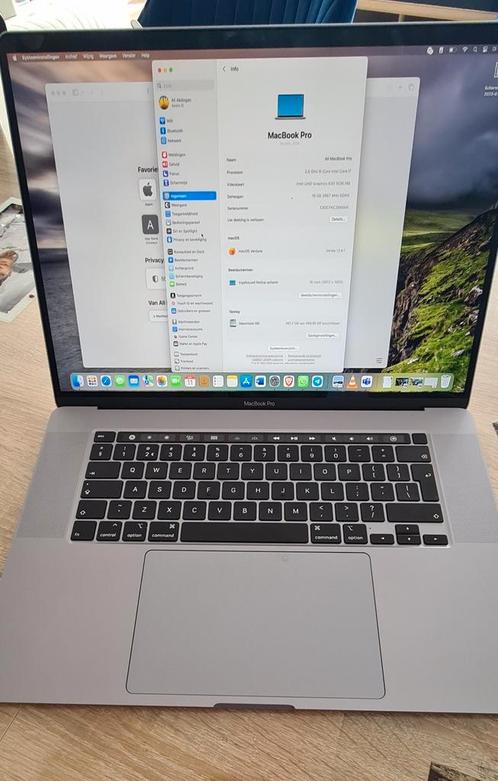 Macbook pro 16quot 2019 I7 16gb 512gb Touchbaar