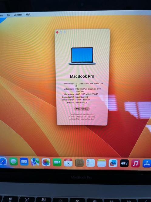 Macbook Pro 2017 Spacegrey (256GB)