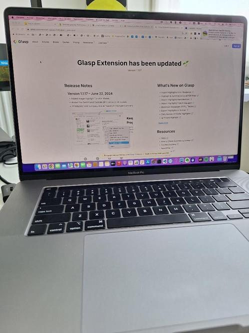Macbook Pro 2019 16 inch, 32GB RAM, 512GB DISK