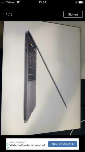 MacBook Pro 2020 seald 256 GN