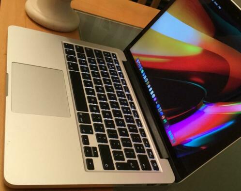 MacBook Pro retina 13 inch,Zilver,16GB,128GB Flash,Mid- 2014