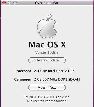 Macbook White 2008 Scandinavian keyboard