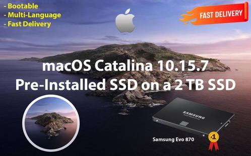 macOS Catalina 10.15.7 Voor-Genstalleerde SSD 2 TB OSX