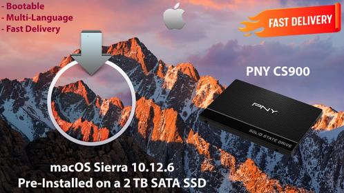 MacOS Sierra 10.12.6 VoorGenstalleerd op PNY SSD van 2 TB