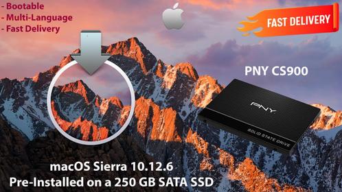 MacOS Sierra 10.12.6 VoorGenstalleerd op PNY SSD van 250GB